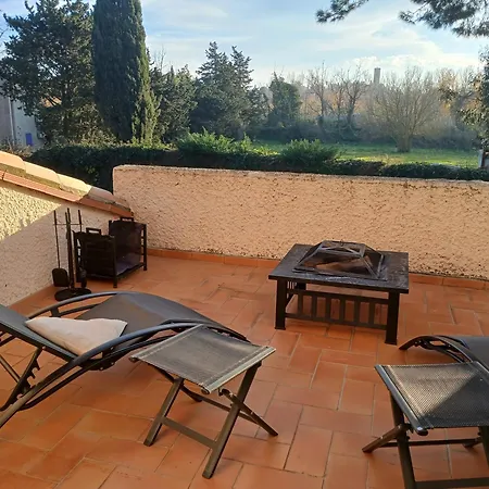 Cosy Chez L'habitant, Terrasse Privee Et Piscine